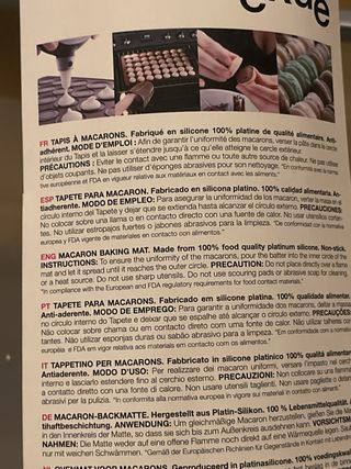 Molde tapete para horno ,hacer macarons galletas