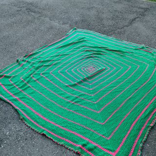 Coperta lana fatta a mano