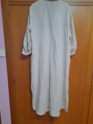 Vestido lino zara