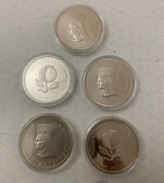 Monedas de coleccion colombianas