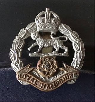 Insignia de gorra, regimiento inglés