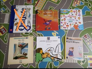 lote libros infantiles letra ligada