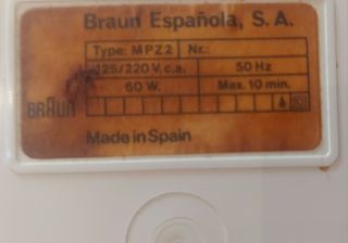 Repuesto braun exprimidor retro mpz2