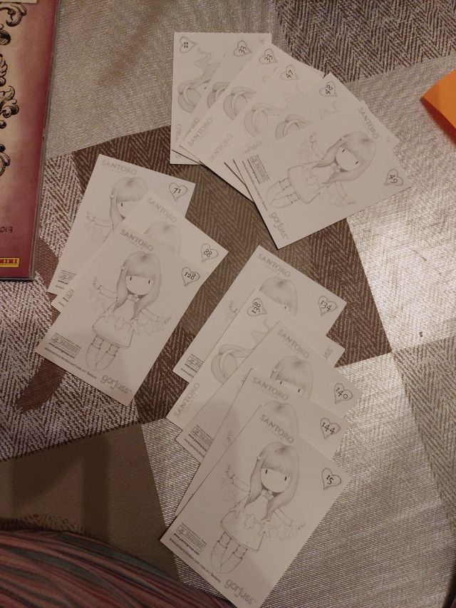 CROMOS ALBUM DE SANTORO 2017