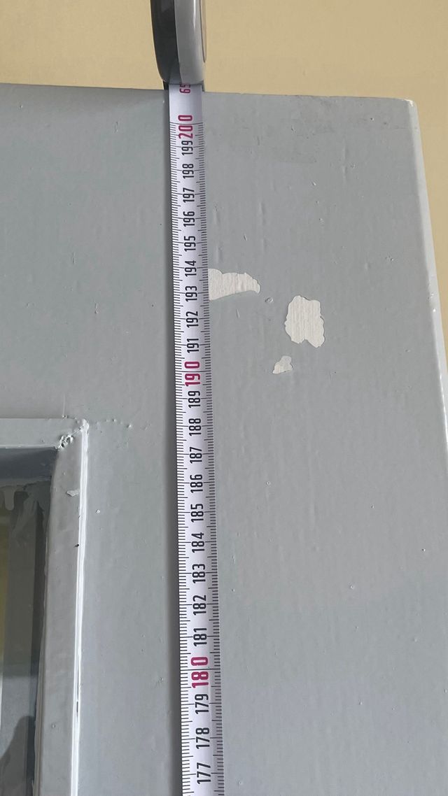 Puertas 72cm de ancho, 2,10 m de alto