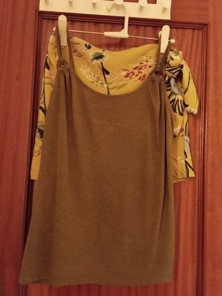 Falda pantalón+camiseta