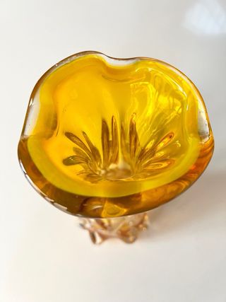 Gran jarrón cristal murano 70s