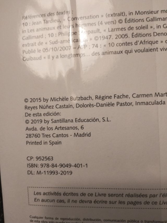 Libro Francés Club Parachute 3 