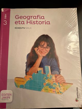 Libro de Geografia eta Historia Dbh3