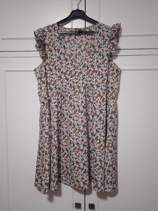 Vestido flores Shein XXL