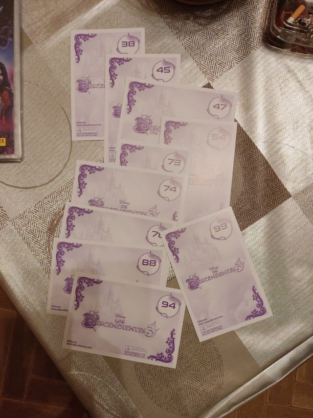 Cromos ALBUM LOS DESCENDIENTES 3