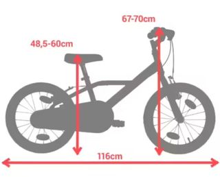 Bicicleta niña Btwin 16 pulgadas