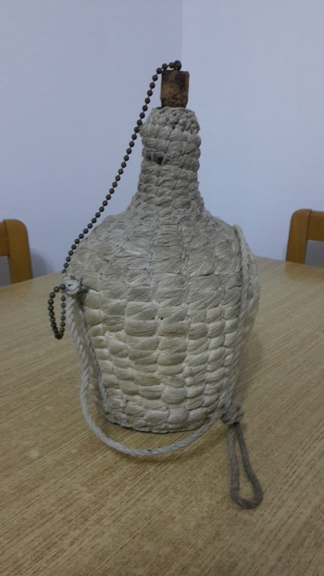 GARRAFA ANTIGUA DAMAJUANA PARA COLGAR