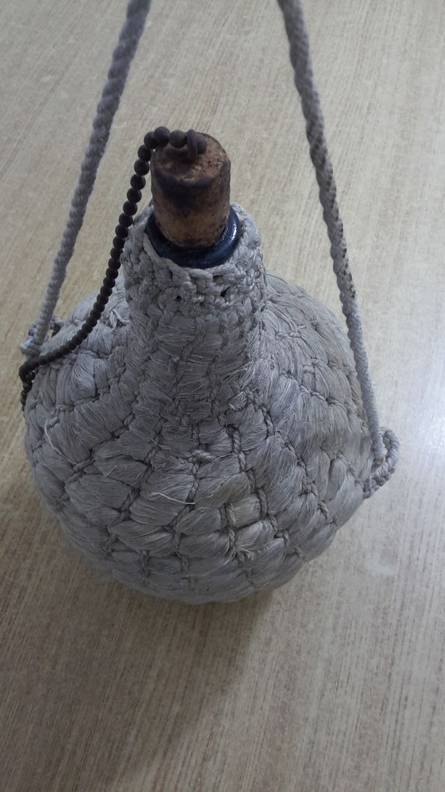 GARRAFA ANTIGUA DAMAJUANA PARA COLGAR