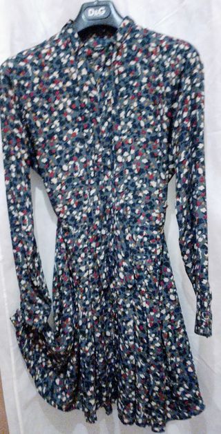 Vestido m/larga Pepe jeans talla M.