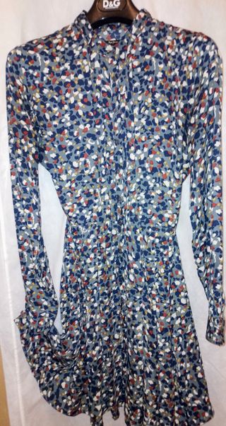 Vestido m/larga Pepe jeans talla M.