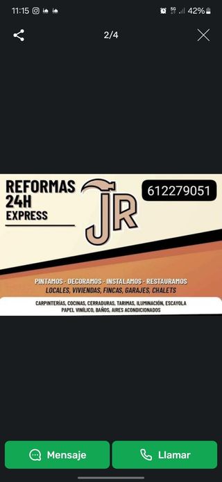 REFORMAS JR EXPRES 24HORAS