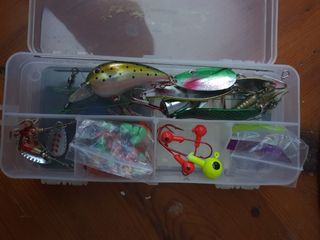 Kit de pesca sin usar.