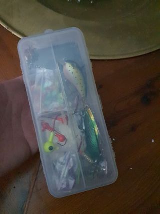 Kit de pesca sin usar.