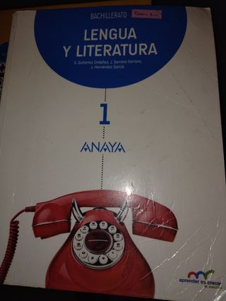 Lengua y literatura 1 bachillerato