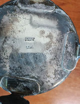 vintage wine cooler - placcato argento