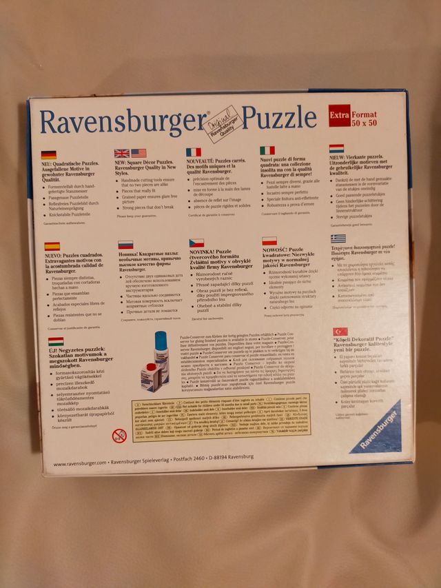 Puzzle Ravensburger 500 pz incompleto (manca 1 pz)