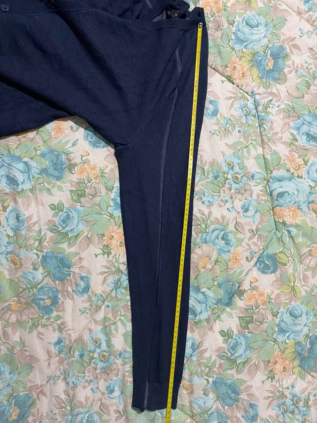 Cardigan blu e grigio Koan taglia XL