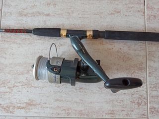 Caña de pesca y carrete beachcaster 165
