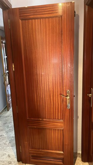 5 Puertas de madera maciza 72 cm