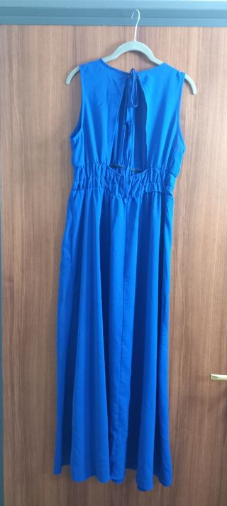 Abito estivo blu lungo taglia M/L