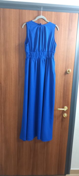 Abito estivo blu lungo taglia M/L