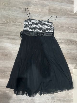 Vestido de fiesta+bolero conjunto talla L/MONISIM