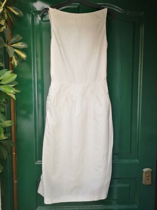Vestido blanco Zara talla 36