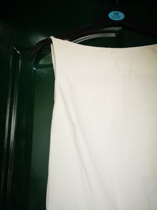 Vestido blanco Zara talla 36