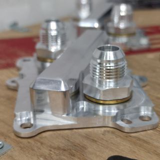 Abarth Alfa Adaptador Radiador Aceite CNC