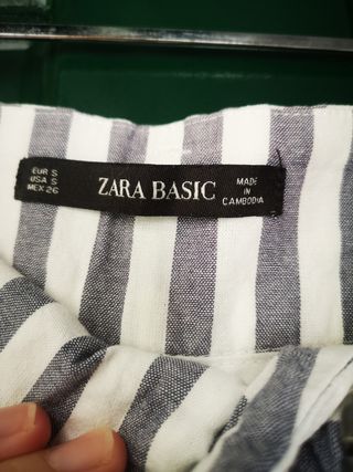 Pantalon verano Zara talla S rayas