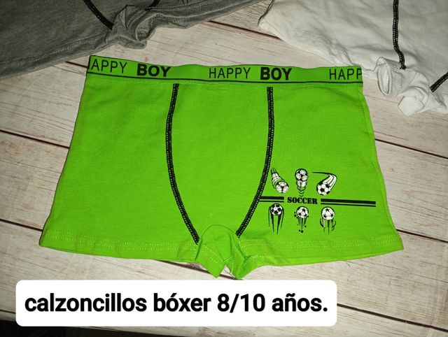 Lote de calzoncillos bóxer 8/10 años