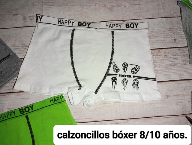 Lote de calzoncillos bóxer 8/10 años