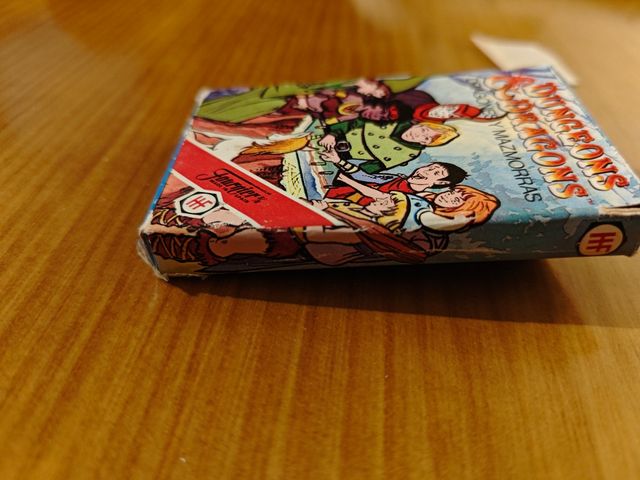 Dragones y mazmorras cartas años 80