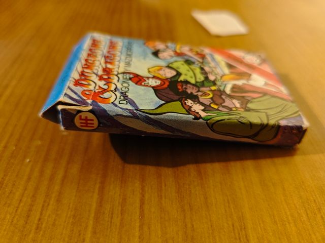 Dragones y mazmorras cartas años 80