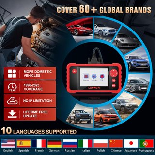 ⭐ LAUNCH CRP123 V2.0 Plus 2024 Todo el Sistema