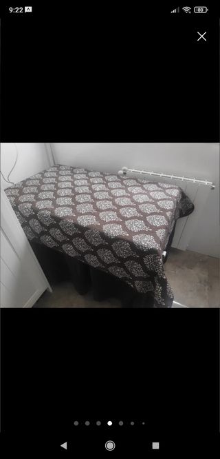 Ropa de mesa camilla rectangular