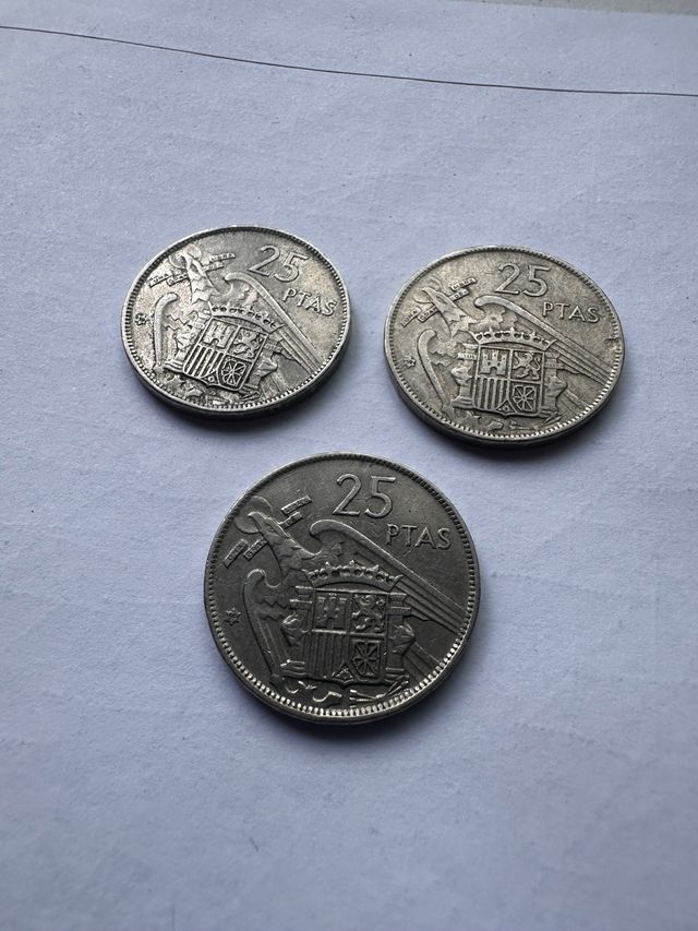 25 PESETAS 1957 ESTRELLA 59