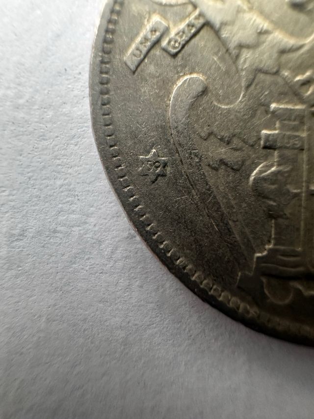 25 PESETAS 1957 ESTRELLA 59