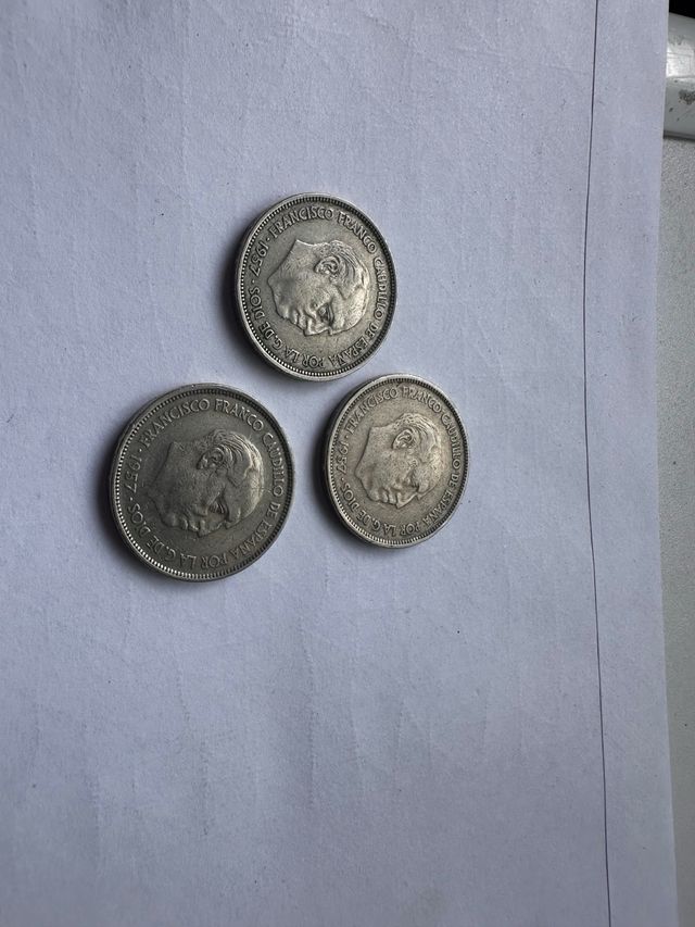 25 PESETAS 1957 ESTRELLA 59