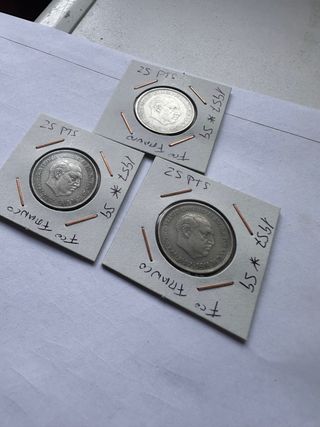 25 PESETAS 1957 ESTRELLA 59