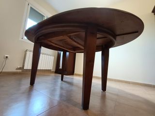 Mesa comedor madera (140cm*113cm), extensible