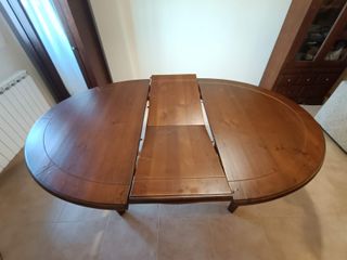 Mesa comedor madera (140cm*113cm), extensible
