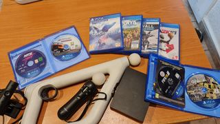 Pistola y accesorios PS4/PS5 todo negociable
