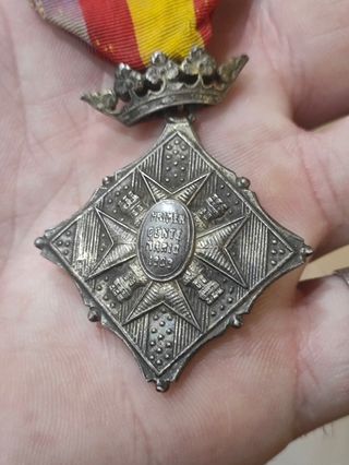 Medalla plata centenario sitio de gerona 1809 